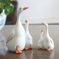 thumbnail image 3 of ZheElen Duck Sculpture Figurine Ornament Miniature Artificial Decor Children Small 1Set, 3 of 6