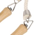 thumbnail image 3 of Rope, Jumping Rope 300cm Hand Cranking Knitting Cotton and Linen Long Jumprope with Solid Wood Handle for Group Using, 3 of 8