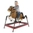 thumbnail image 5 of Happy Trails Plush Ride-On Rocking Horse Toy for 3 to 6-Year-Olds (Brown), 5 of 6