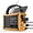Yellow + Black, variant on Emergency Weather Radio  Noaa Certified Solar Hand Crank 12000mah Operated Gear With Led Flashlight Reading Light & Sos Alarm For Power Outage Hurricane Camping