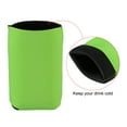 thumbnail image 5 of Uxcell Can Cooler Sleeves Insulated Collapsible Neoprene Covers 2.6mm Thick for 12 Oz Cans Bottle, Green Pack of 6, 5 of 5