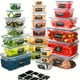 thumbnail image 1 of Set de recipientes para almacenamiento de alimentos Chef's Path, 48 piezas, sin BPA, 1 of 1