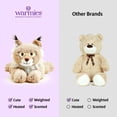 thumbnail image 4 of Peluche Warmies Brown Bear, apto para microondas, con aroma a lavanda, 4 of 4