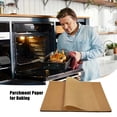 thumbnail image 3 of Hicess 200Pcs Baking Paper Sheets Disposable Non-Stick Parchment Paper for Baking Grilling Air Fryer Steaming Oven, 3 of 8