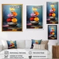 thumbnail image 4 of Designart "Zen Balance Spiritual Stone II" Spiritual Canvas Wall Art - Global Yellow Spiritual Stone Entryway Wall Art, 4 of 6