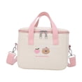 thumbnail image 3 of AMLESO Laptop Bag Insulated Box Food Containers Keep Warm Bento Storage Bag and pink, 3 of 8
