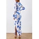 thumbnail image 2 of Vestido PRETTYGARDEN Bodycon Maxi de Manga Larga con Estampado Floral Talla M, 2 of 8