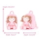 thumbnail image 2 of Gloveleya - Mochila para niños y niñas pequeñas, juguetes de felpa suave para niñas, corona princesa rosa, 9 pulgadas, 2 of 5