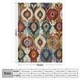 thumbnail image 4 of Shiartex  Boho Blanket for Women Kids Adults Flannel Decor Soft Ethnic Pattern Throw Blankets for Couch Travel Nap White, 4 of 6