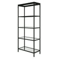 thumbnail image 4 of Evelyn&Zoe Alexis 30" Wide Rectangular Bookcase, Blackened Bronze, 4 of 8