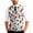 BA01_White, variant on Resicozy Mens Christmas Vest Xmas Printed V Neck Holiday Tree Snowflake Fashion Vest Party Winter Tops Dark Green M