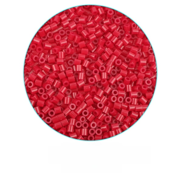 2000 Pcs 5mm Dark Red Fuse Beads, Melty Beads for Kids DIY Crafts, Iron Beads Bulk Pack for Art Projects, Party Favors, Home Decor,Compatible with all standard 5mm fuse bead pegboards