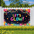 thumbnail image 5 of Bannière Lumineuse Design Néon Décoration Colorée Let's Glow Signe de Festival pour Fête Célébration Événement, 5 of 5