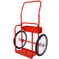 thumbnail image 4 of Tcbosik Large Dual Oxygen Tank Cart Dolly, Welding Gas Cylinder Cart with Secure Hinges, Pneumatic Wheels for Smooth Mobility, Red, 4 of 10