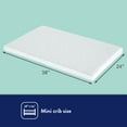 thumbnail image 2 of Kolcraft Portable Mini Crib Mattress, 38x24 White, 2 of 9
