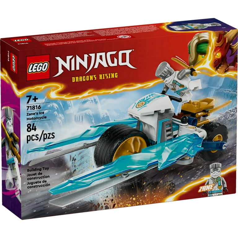 LEGO Zane's Ice Motorcycle Toy with Minifigure, Attack Mode, 84