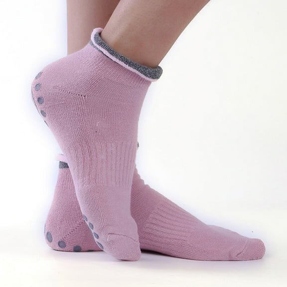 FUEENIRVA Women Yoga Socks Balance Stability Foot Protection Home Pair 7.9x3.1x0.4In