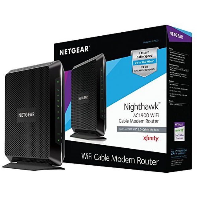 Módem router Wi‑Fi NETGEAR Nighthawk AC1900 C7000