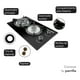 thumbnail image 5 of Parrilla de Gas 2 Quemadores Empotrable MAYWARE HY-3000G, 5 of 9