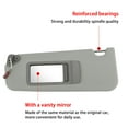 thumbnail image 3 of Car Sun Visor Assembly For BMW 3 Series E90 E91 2005-2013, Sun Visor Replacement With Mirror-Gray Left Driver Right Passenger Side, 3 of 5