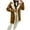 Brown, variant on Lovskoo 2024 Women's 2023 Trendy Winter Coat Faux Suede Long Sleeve Lapel Button Thick Warm Faux Shearling Teddy Oversized Overcoat Jacket Beige