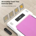 thumbnail image 3 of Walking Pad, Under Desk Treadmill with 2.5hp 265 Lbs Capacity, Portable Treadmill with Remote Control Led Display for Home/Office,Pink, 3 of 7