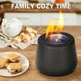 dvypyn Tabletop Fire Bowl Indoor Outdoor Portable Tabletop Fireplace Clean Burning Bio Ethanol