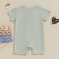 thumbnail image 3 of Bagilaanoe Newborn Baby Girls Boys One-pieces Short Sleeve Jumpsuit 3M 6M 12M 18M 24M Infant Romper Casual Clothing, 3 of 7