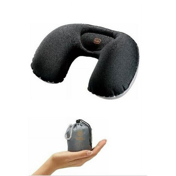 Go Travel 369695 Coussin de Snoozer Compact&44; Noir