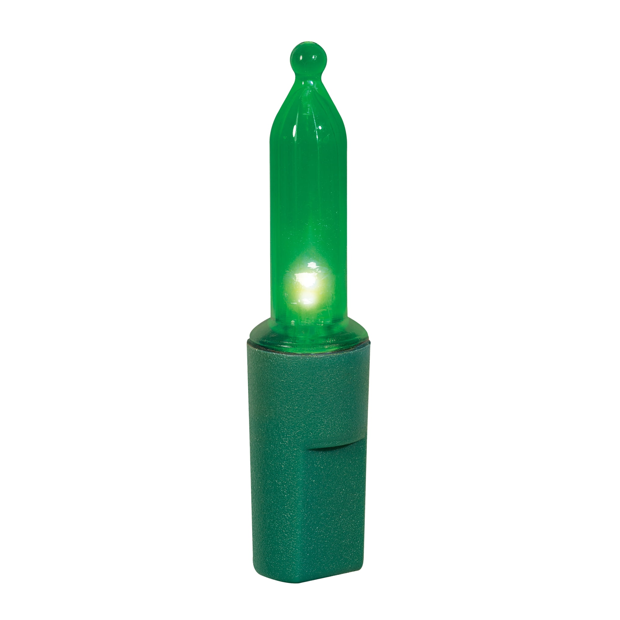 Indoor/Outdoor 100-Count LED Mini Christmas String Lights, Green, 19.5', by Holiday Time