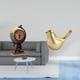 thumbnail image 2 of Reloj de mesa con figura de pájaro globo moderno, pieza de colección, adorno artesanal para estante, oficina, chimenea, dormitorio, armario, escritori, 2 of 8
