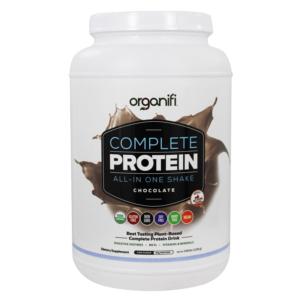 Organifi Complete Protein AllInOne Shake Drink Mix Chocolate 2.68