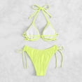 thumbnail image 7 of XIYON Bikini Sets For Women Solid Color Swimsuit Ladies Shorts Halter Two Piece Swimwears Tankinis Set Summer Beach Vacation Bathing Suits, 7 of 7