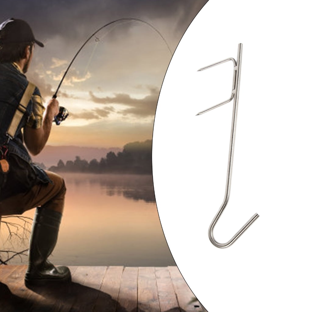 10PcsSm0k1ngHooks Set Hooks for Fish Smoking, Stainless Steel Fishing Hooks