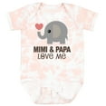 thumbnail image 3 of Inktastic Mimi and Papa Love Me Elephant Boys or Girls Baby Bodysuit, 3 of 5