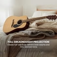 thumbnail image 4 of Fender FA-125 Dreadnought Acoustic Guitar - Natural w/ Gig Bag, 4 of 9
