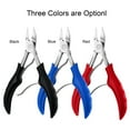thumbnail image 5 of Ingrown Toenail Tools Kit,Toenail Scissors Thick Toenail Tools Kit Stainless Steel Nail Steel Nail Cuticle Nail Cuticle Pliers Nails Lifter Kit Stainless Steel Scissors Thick Nail, 5 of 7