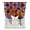 Red, variant on Vintage Cow Teal Tie Up Curtains for Window, Thermal Insulated Balloon Shade Adjustable Rod Pocket Curtains Valance Panels for Kitchen Bathroom Cafe 42 x 63 Farmhouse Cabin Wooden Cabin