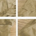 thumbnail image 5 of Men's Cargo Shorts Tactical with Multi Pockets Big Tall Lightweight for Hiking Golf Work Outdoor (Excluding belt) Khaki L, 5 of 7