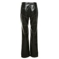 thumbnail image 6 of SELONE Black Leather Pants for Women High Waist Trousers with Pockets Leather Faux Full Length Lounge Pants Casual Long Trendy Pants Pull on Solid Straight Leg Lightweight Comfy XL Summer Clothes, 6 of 7