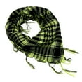 thumbnail image 1 of Scarf Unisex Lightweight Plaid Pattern Cotton Keffiyeh Scarf for Winter, 1 of 11