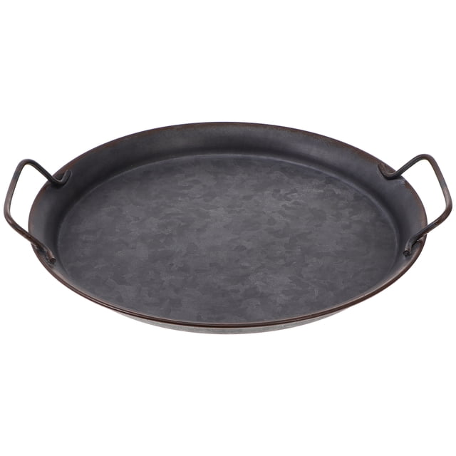 1pc Household Storage Tray Food Serving Tray Jewelry Storage Tray (Black)