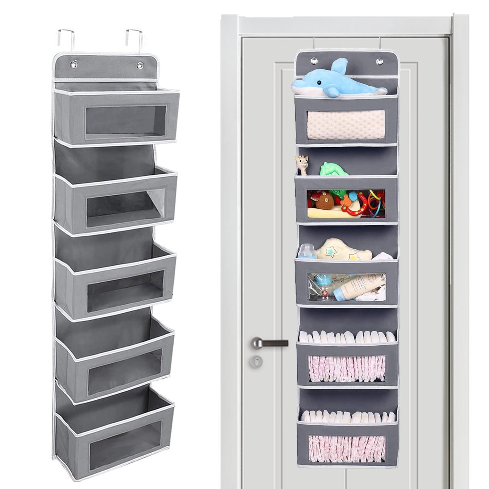 CrBoelves Over the Door Organizer, Hanging Pantry Organizer Wall Mount