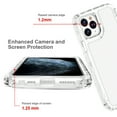 thumbnail image 3 of Allytechgroup Clear iPhone 11 Pro Max Case Cover, HD Transparent Phone Case for Apple iPhone 11 Pro Max Shockproof Anti-Scratch Bumper Not Yellowing Slim Fit Back Cover for Women Men, Clear, 3 of 7