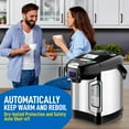 thumbnail image 5 of NutriChef Digital Water Boiler & Warmer - 3L/3.17 Qt Stainless Electric Hot Water Dispenser W/ LCD, 5 of 8