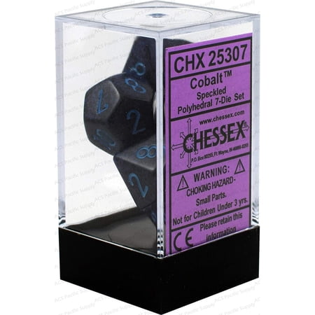 Polyhedral Dice: Speckled Colbalt price history on PriceWatchPro
