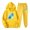 Yellow, variant on Feancey Limited Time Womens Hooded Track Suits 2 Piece Set Valentines Day Novelty Printed Hoodie Sets Teen Girl Casual Oversized Sweatshirt and Jogger Pants Sweatsuits Beige 3XL