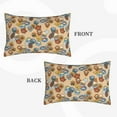 thumbnail image 2 of Pofeuu Camp Badge Print Polyester Microfiber Plush Pillowcases, Super Soft and Cozy Pillow Case Covers with Envelop Closure（Pillow core not included）-14"x20", 2 of 6