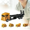 thumbnail image 7 of Qocolhg Transport Car Carrier Truck Toy for Toddlers 1-3 Years Old, Detachable Die-cast Baby Pull Back Play Vehicles Car Set for KidsBoys Girls, Outdoor Beach Sand Toys for Christmas Birthday Gifts, 7 of 7