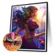 thumbnail image 1 of Cuadros Decorativos 5D bricolaje taladro redondo completo diamante pintura niña Kit arte decoración del hogar (GS3211) Ehuebsd embutido en tela, 1 of 1